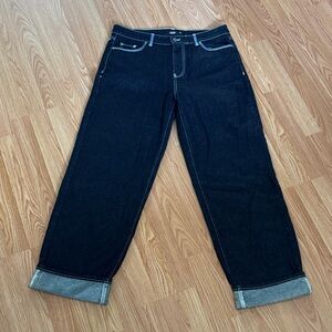 JADED LONDON COLOSSUS Dark Blue Denim Baggy Jeans